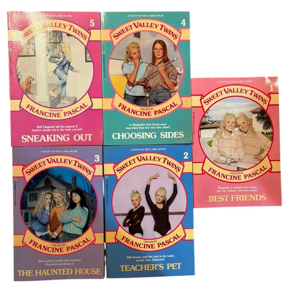 Sweet Valley High books 1-5 Francine Pascal bundle lot